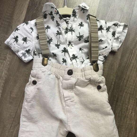 baby boy palm tree shirt